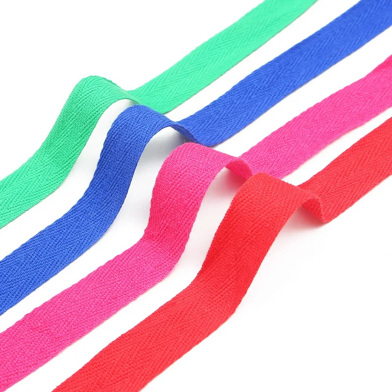 5Meter 2cm Multi Color Herringbone Tape Ribbons 100% Cotton Woven Ribbon Sewing Overlock Cloth Strap Belt DIY Accessories ribbon decoration sewing ribbon cotton ribbon