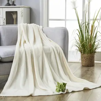 

Winter Warn Blankets Sofa Cover Blankets Polyester Blanket Soft Warm Blankets For Beds Throw Solid Color Sofa Cover Bedspread