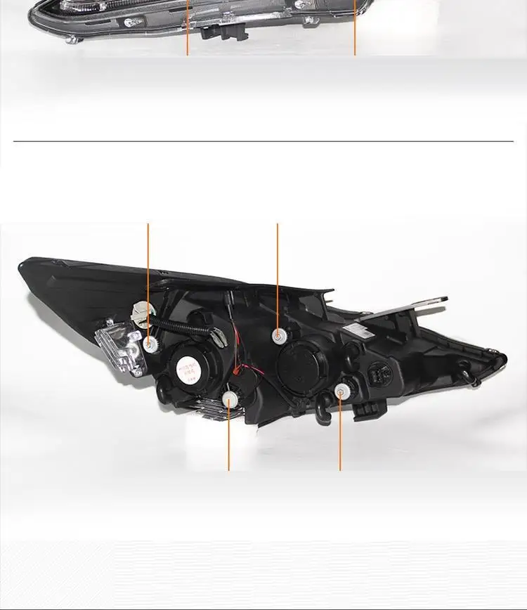 Automovil Drl автомобили Neblineros Para авто светодиодные ходовые фары автомобильные фары в сборе 11 12 13 14 для hyundai Sonata