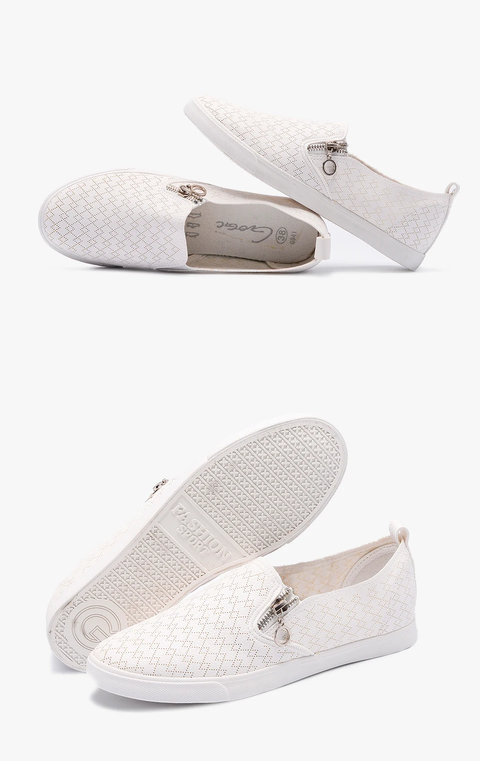 GOGC/ новые слипоны женская обувь с отверстием дышащая обувь на плоской подошве Для женщин модные женские туфли Спортивная обувь на лето и весну обувь