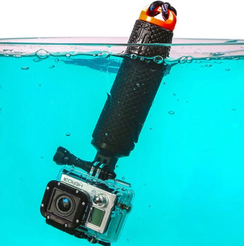 Float Hand Grip Monopod Tripod for Gopro Buoyancy Rod Pole Stick Monopod for Go Pro Hero 5 4 3 For Xiaomi 4K Action Sport Camera-2