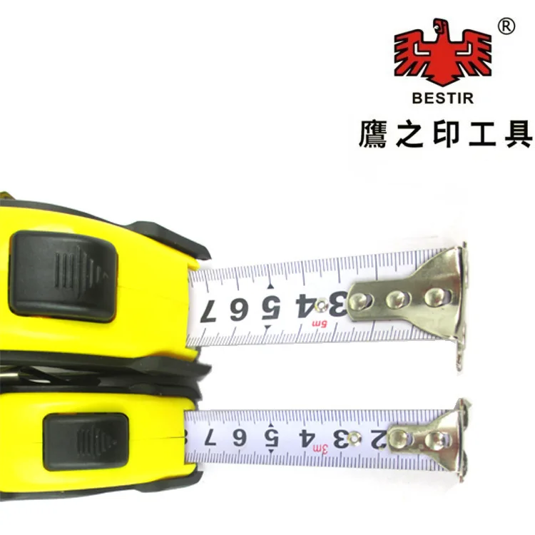 Wholesale Indian Eagle Rubber Case Metric Strong Magnetic Steel Tap 3M 5M 7.5M 10M White Tape