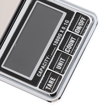 

1000g 0.1g Scales Electronic Digital Weight Jewelry Balance Scale Gram LCD Display