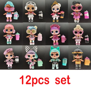 

12pcs/set Genuine LOL Surprise Dolls Original Lols Hair Flash Doll for Girls Birthday Gifts Hobbies Action Toy Figures
