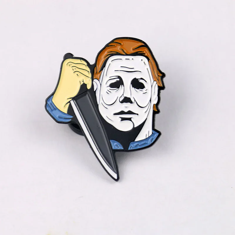 

Cartoon Bride of Chucky 4 Brooch and And Enamel Pins Jewelry Women Men Lapel Pin Backpack Bags Badge Gifts