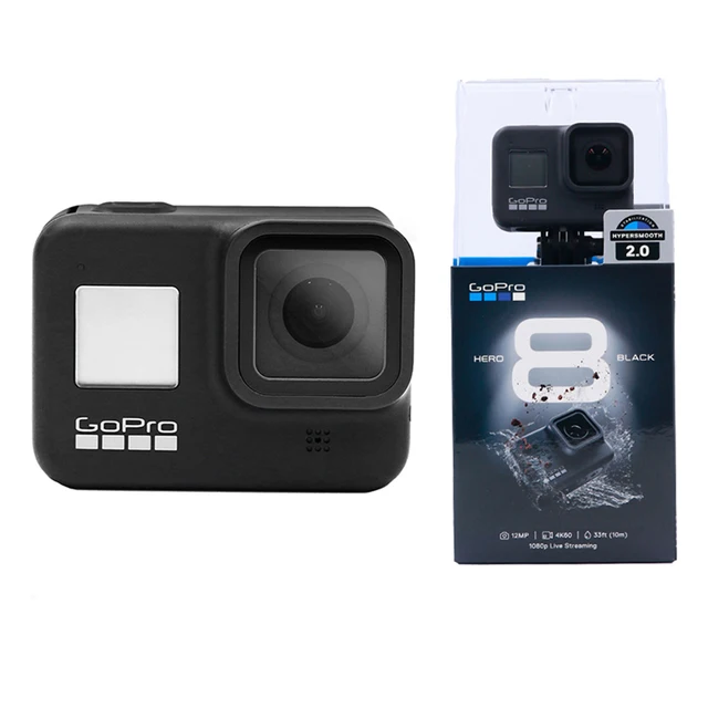 Gopro HERO 8 Black Action Camera Outdoor Sports Camera with 4K Ultra HD Video Live Streaming Stabilization 4