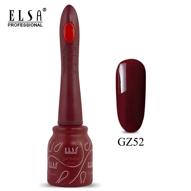 Elsa Nail Art Маникюр Venalisa 80 цветов 12 мл замачиваемый эмалированный Гель-лак УФ-гель для ногтей лак Shirp - Цвет: GZ52