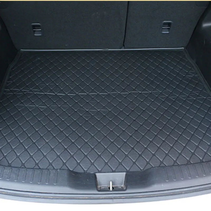 Пользовательские автомобильные коврики Renault Fluence Kadjar Captur Scenic 3 Laguna 3 Logan Sandero Duster Megane автомобильные аксессуары коврик для багажника - Название цвета: trunk black black