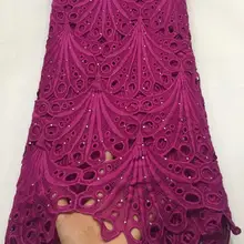 Бордовая кружевная ткань шнур кружева для нигерийских вечерние нигерийские кружевные ткани с камнями гипюровая ткань tissu dentelle 5 ярдов/лот