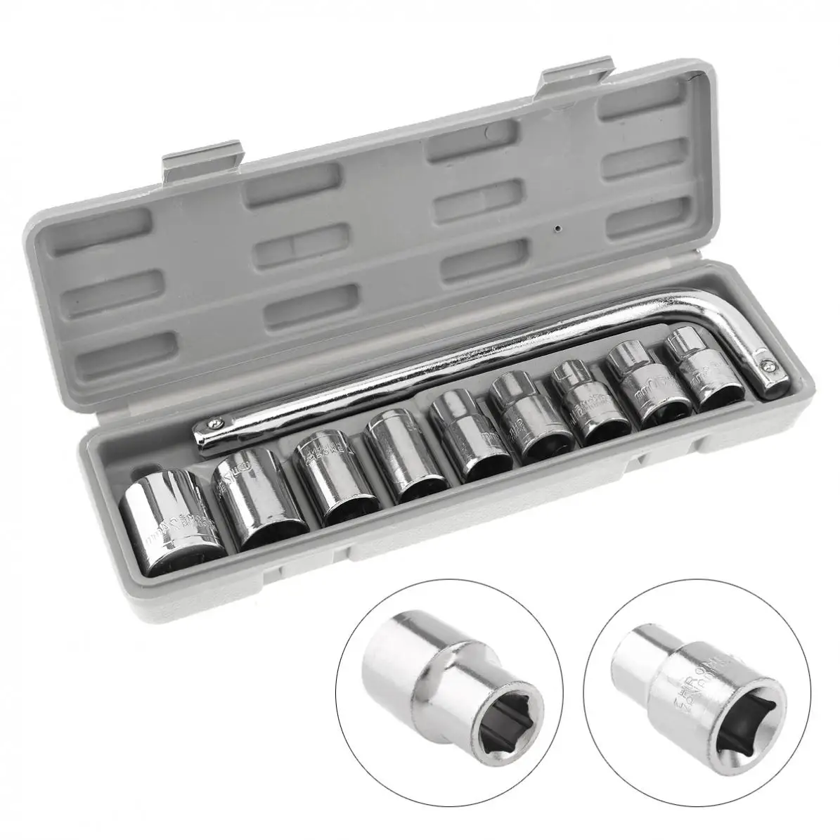

10pcs/lot Auto Repair Socket Wrench Socket Wrench Sleeve Auto Maintenance Combo Tools Car Repair Tool Set for Car Repair