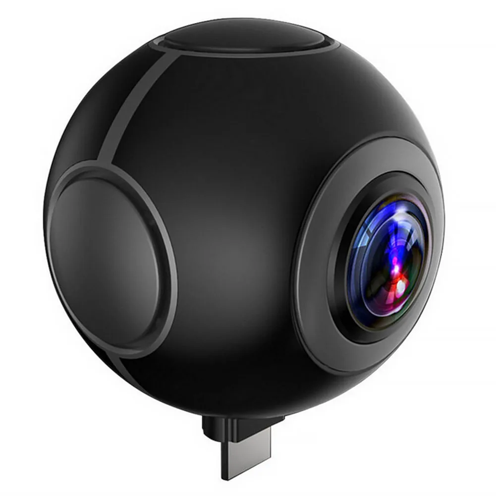 

720 Degrees Panoramic Selfie Android Phone Accessories Camera External VR Double Fish Eye High Definition Sports