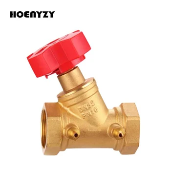 

1/2" 3/4" 1" 2" Brass Coupling Digital Locked Balancing Valve DN15/DN20/DN25/DN32/DN40/DN50 Flow Control Balance Valve