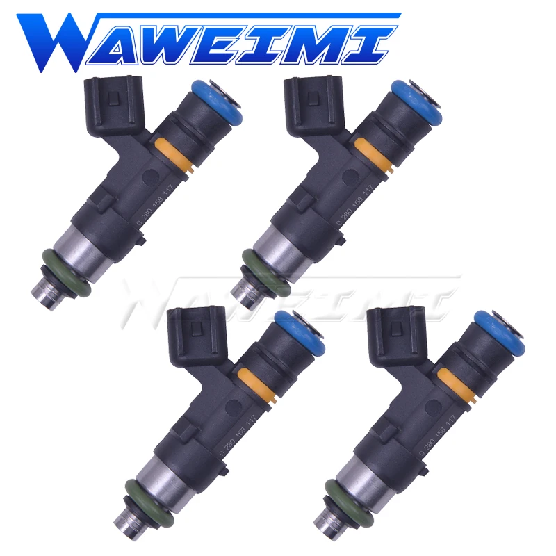 Waweimi 4x Fuel Injector 550cc Oe 0280158117 For Audi A4 With 1.8t 20v
