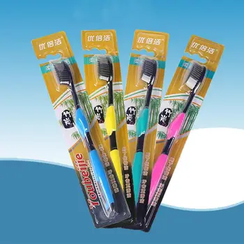 

1pcs Ultra Soft Bamboo Charcoal Soft Silk Soft Fur Anti Friction Toothbrush Dental Oral Care Tool New