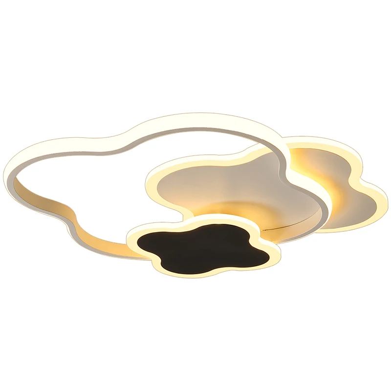 

Black/Gold Cloud Ceiling Light Designer Nordic Simple Creative Bedroom Children's Room Eye Protection LED Ceiling Lamp Fixtures