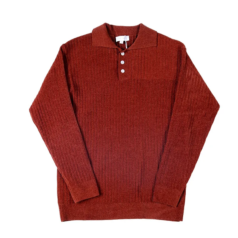 Британский Стиль пуловер свитер мужской модный Свободный однотонный синель мужские повседневные свитера с длинным рукавом трикотажные Pull Homme 3XL-M