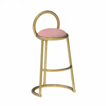 

Barstool Nordic Luxury Bar Chair Ins Simple ins Bar Cafe Restaurant Leisure Back High Stand