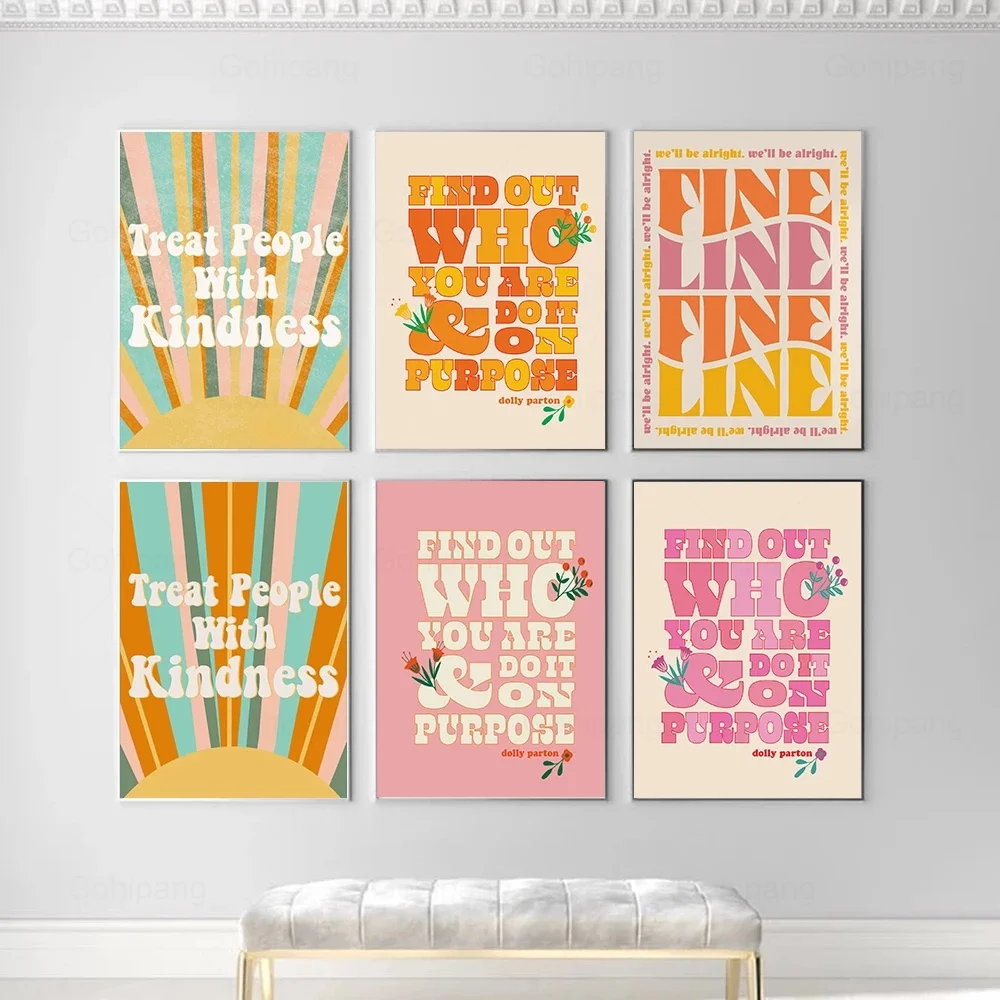 

Inspiring Motivational Poster Canvas Art Painting Sticker Simple Modern Living Room Dining Room Poster Wall Painting Decoration