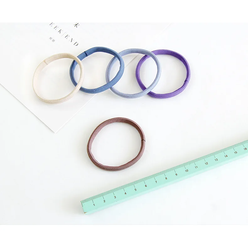 Южная Корея Девушки хипстер контрастный цвет градиент Hairband повязка для волос японский и корейский стиль для завязывания волос Резиновая лента Simpl