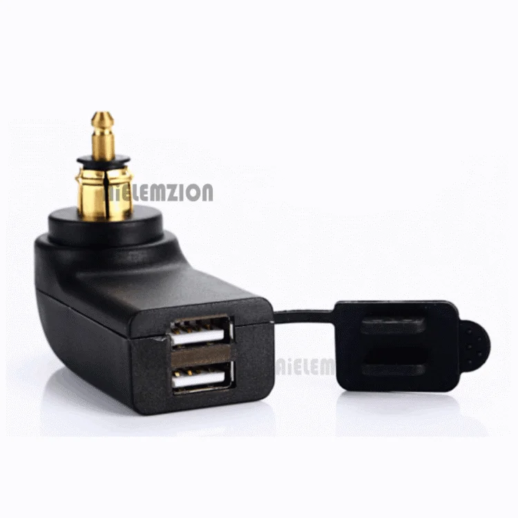 Зарядное устройство для мотоцикла с двумя USB портами 4 8 А|Электроаксессуары