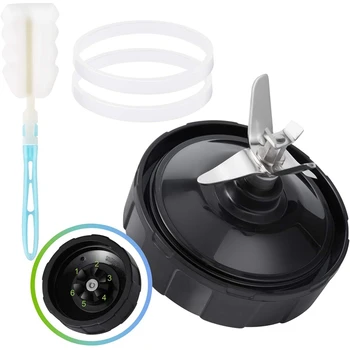 

6 Fins Extractor Blade Replacement Suitable for Nutri Ninja Blender Auto Only Fit for 18/ 24 /32 Oz,No 16Oz