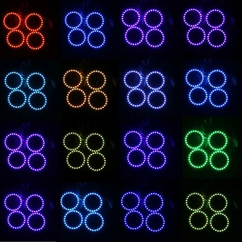 

Light Ring Light Set DC 12V Replacement Angel Eyes Halo Ring 6A 96LED 70MM 70mm