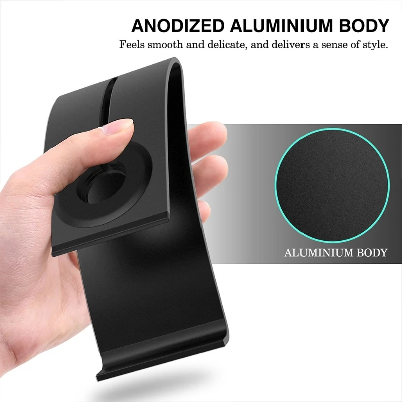 Алюминиевая Подставка для зарядки док-станции для Apple Watch iphone ipad Android Phone DXAC