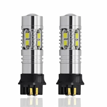 

2x PW24W LED Canbus PWY24W Front Turn Signal Lights Daytime Running Lights For VW MK7 Golf CC Audi A3 A4 A5 Q3 Volvo XC60 S60