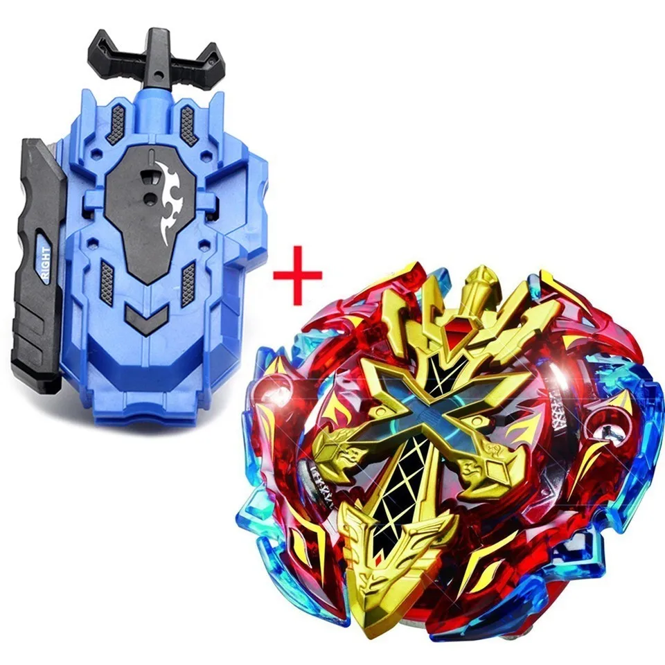 Горячая Beyblade Burst Launcher левая и правая двухсторонняя проволочная пусковая установка Bayblade игрушка Bable Drain Fafnir Феникс Bayblade Рождественский подарок - Цвет: b48