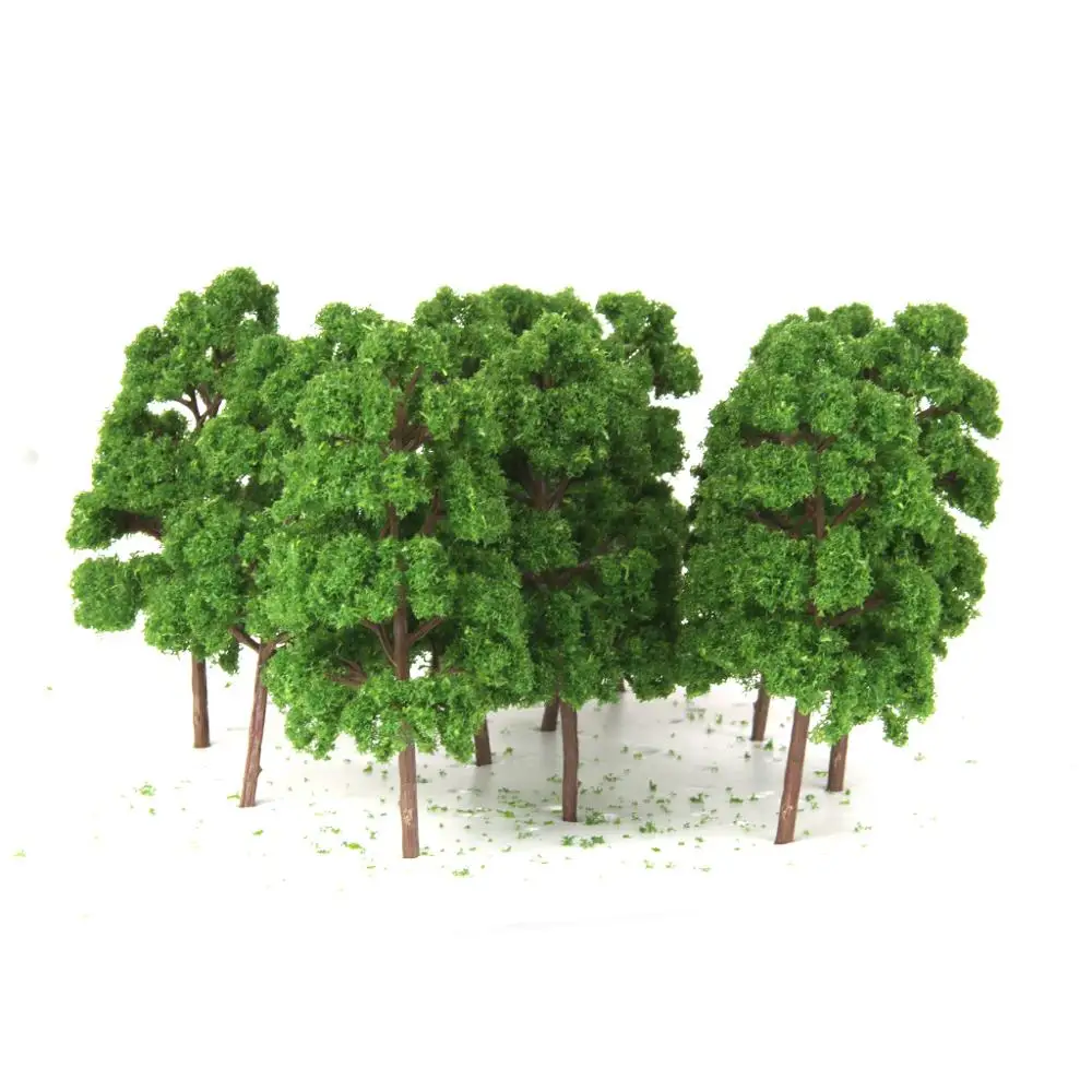 10 шт. модель железнодорожной железной дороги с деревом Wargame Diorama Architecture Layout 1:75 HO|tree