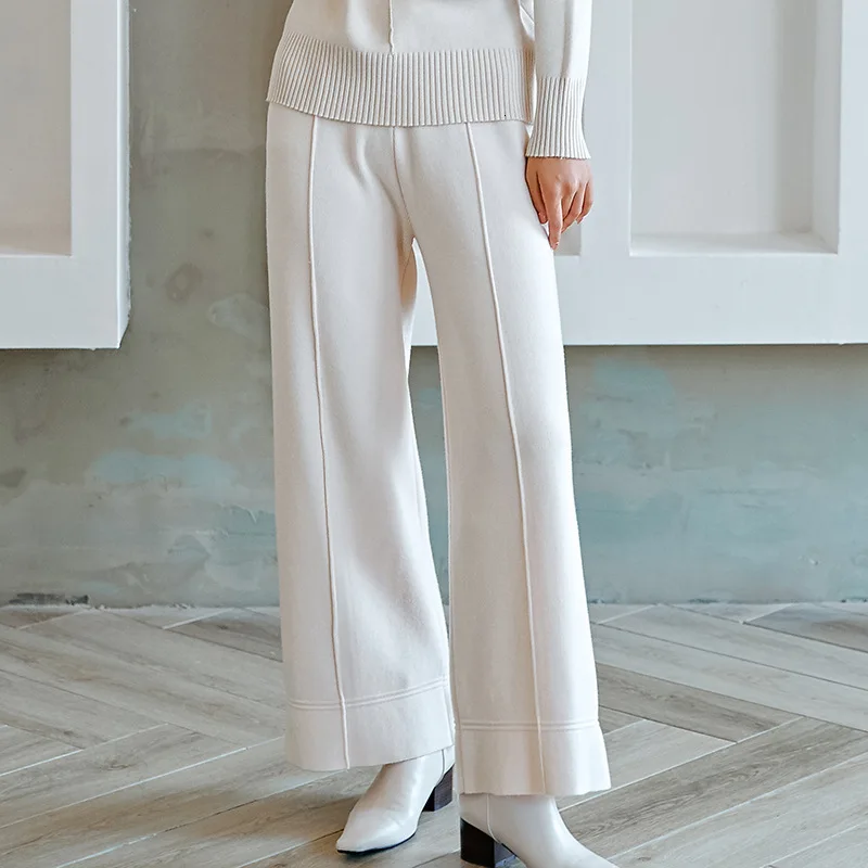 LANMREM 2020 новые модные женские прямые брюки средней длины весенние корейские