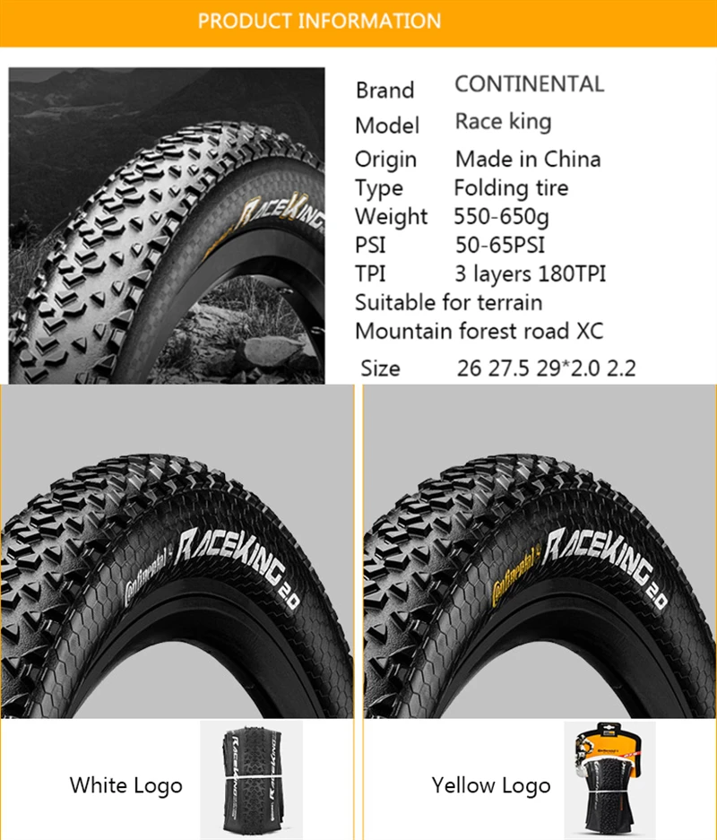 Cycling 29 2.4 X King MTB Tyre Rigid Bike & Wheels KW2470408
