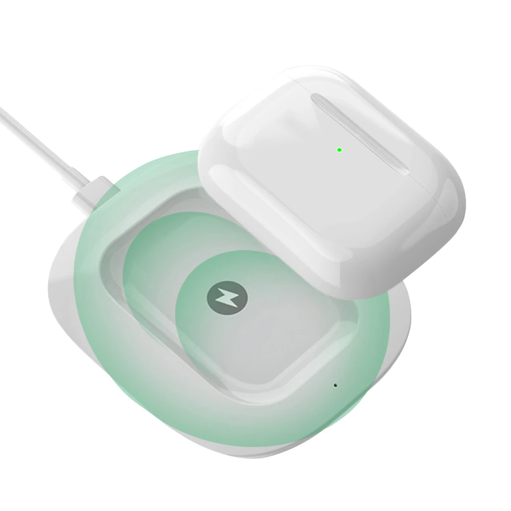 Мини портативное беспроводное зарядное устройство Knewfun Qi для Apple Airpods2 Airpod Airpods Pro 2