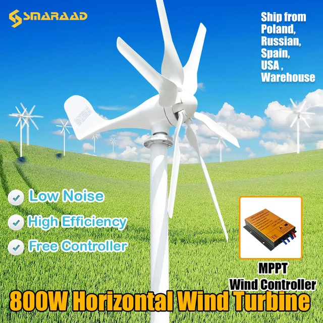 10000W 10 Klingen Wind Turbine MPPT Controller Kleine Wind Turbine Für  Hause Fabrik Verwenden Niedrigen noise