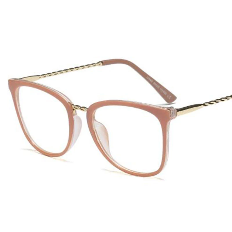Прозрачные женские очки, оправа для очков кошачий глаз, женские модные ...