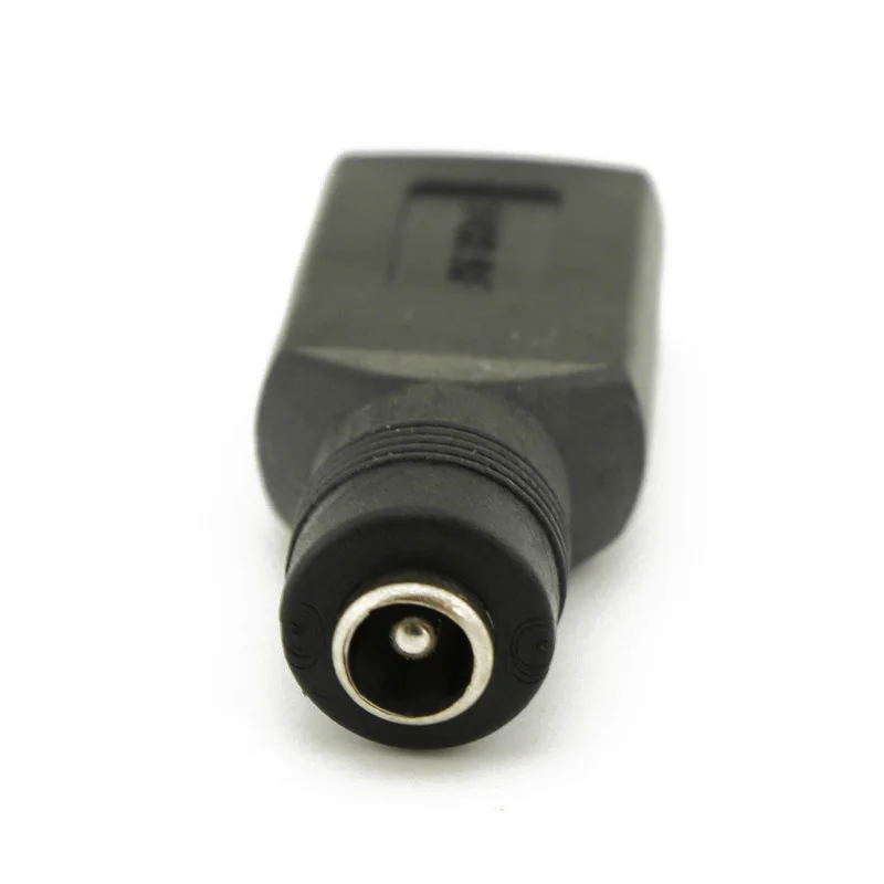 

USB Female to 5.5mm x 2.1mm Female DC Power Converter Charger Adapter Connector LFX-ING