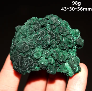 

100% Natural velvet aperture malachite mineral specimen crystal Stones and crystals Healing crystal Free shipping from China