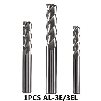 

AL-3E AL-3EL solid tungsten carbide end mill 3 flute square head milling cutter cnc cutting tools aluminum cutter profile cutter