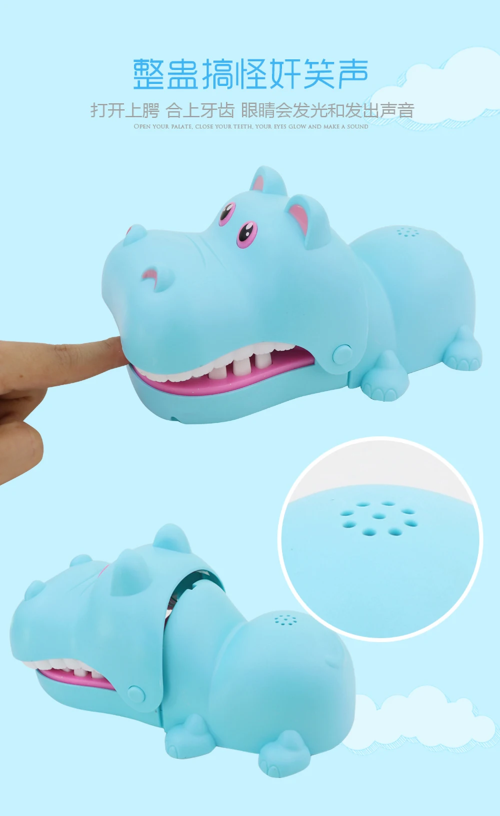 Bitting Toys Kwaii Hippo Bitting детские игрушки образовательные игрушки для детей игрушки для мальчиков подарок на день рождения игрушки для мальчиков 6 лет