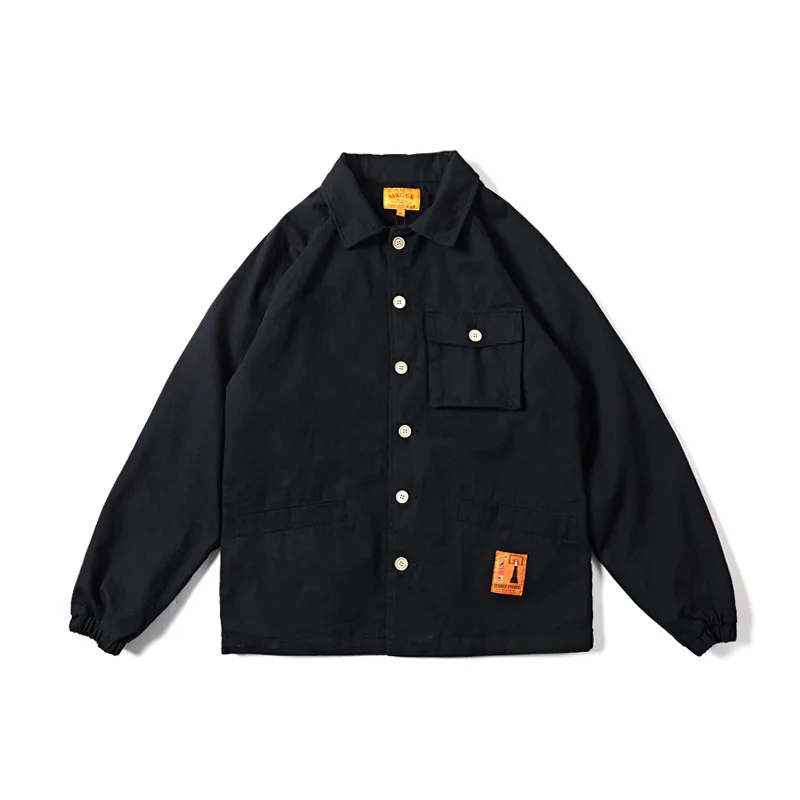 

Wu Navigation Style Men'S Wear Popular Brand High Grade Gray Shawn Workwear Coat Autumn Multi-pocket Tops Versatile Jacket