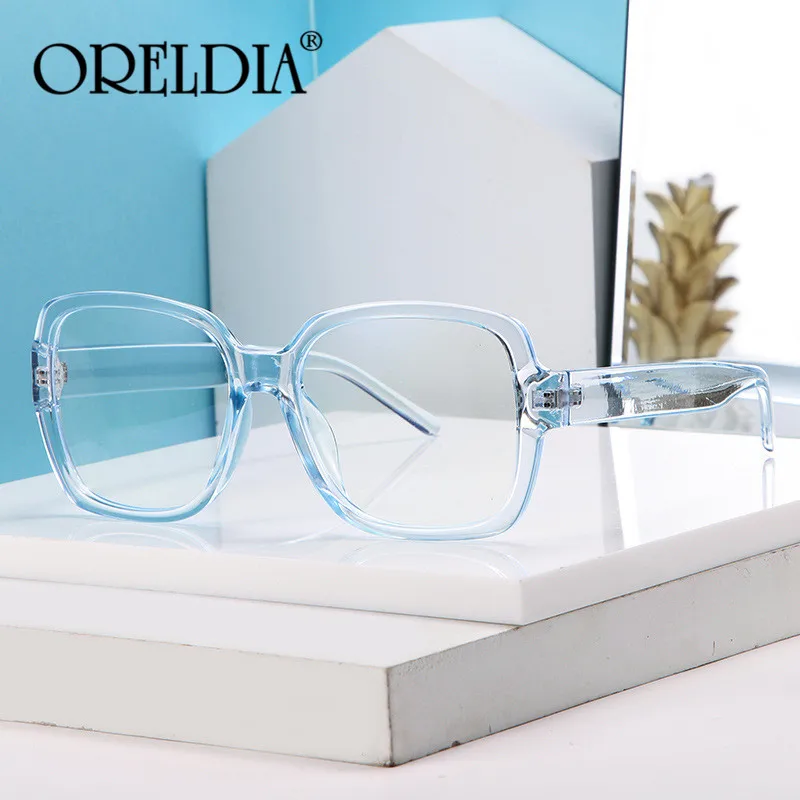 

Flat Mirror Square Glasses Frame Women Men Anti Blue Rays Computer Light Coating Radiation Protection Myopia Frame Eyeglasses