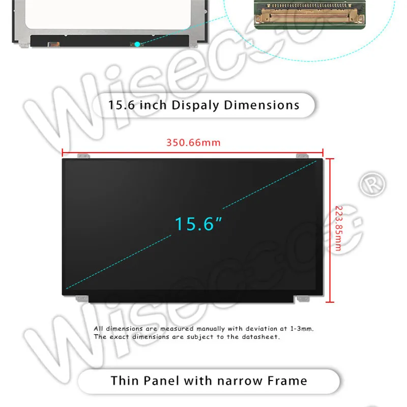 Wisecoco 1366x768 15,6 дюймов TFT ЖК-Дисплей HDMI LVDS к EDP 30 Pin драйвер платы ноутбука светодиодный сменный экран ноутбука