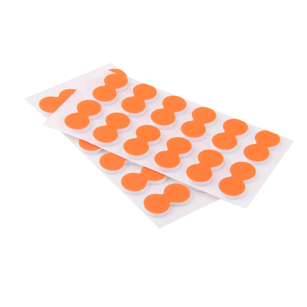 24pcs Outdoor Fly Fishing Pinch On Strike Indicator, Stick On Float Orange