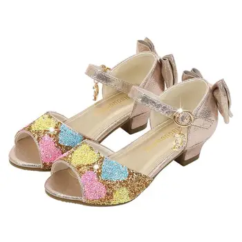

Children Sandals Kids Girls Fashion Princess Spring Cute Elsa Sandals Chaussure Enfants Cute Love Flat Party Elsa Sandal