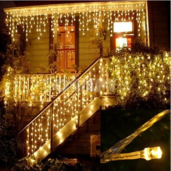 Xmas Outdoor Kerstverlichting Led String Lights 5M Luces Decoracion Fairy Licht Vakantie Lichten Verlichting Boom Guirlande