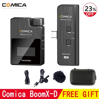 

Comica BoomX-D 2.4G Digital Wireless Microphone Transmitter Kit Mini Microphone Receiver for Fimi plam/Snoppa vmate