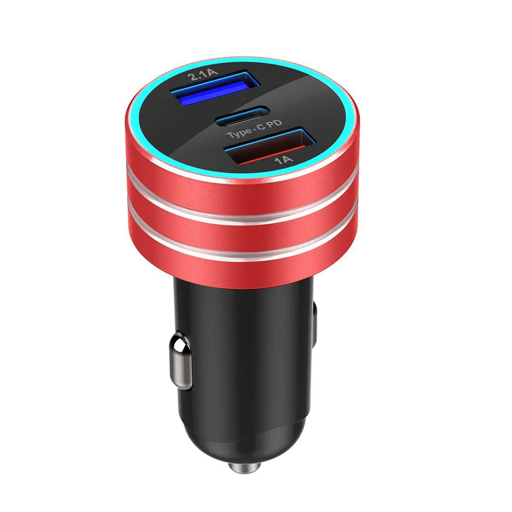 Автомобильное зарядное устройство прикуриватель двойной USB адаптер напряжение Разъем для Apple Phone
