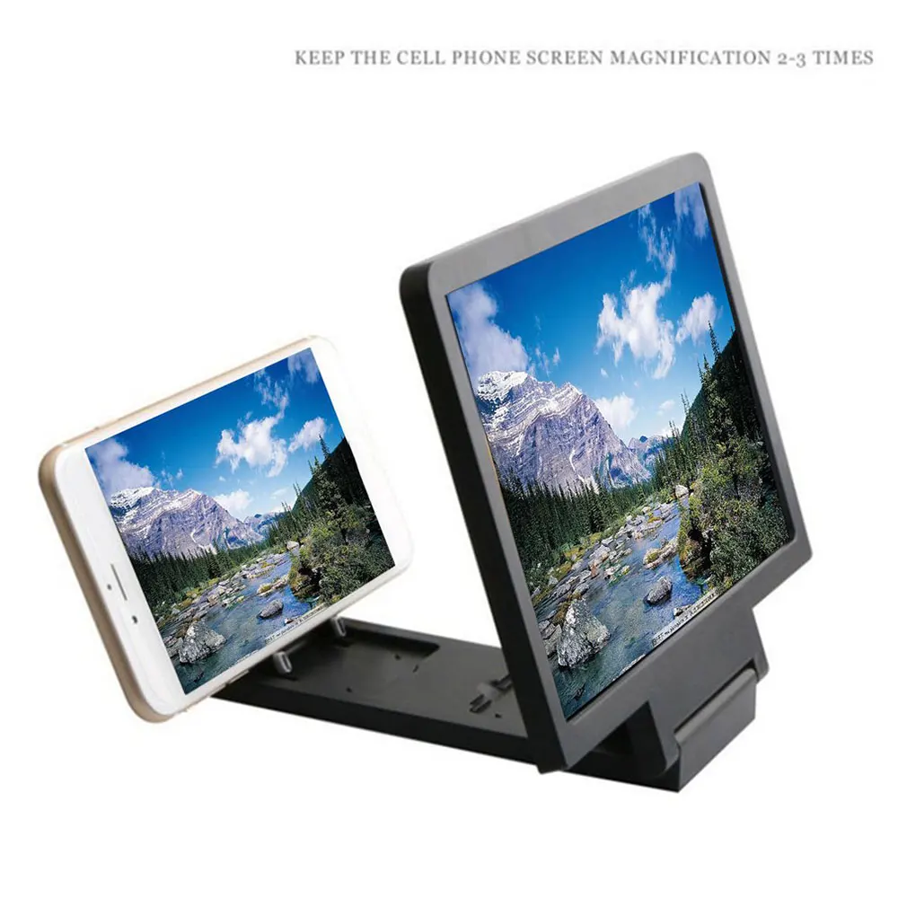 KISSCASE 3D экран усилитель стекло держатели телефона Подставка для iphone samsung Xiaomi huawei увеличение видео экран для сотового телефона увеличительный экран для телефона