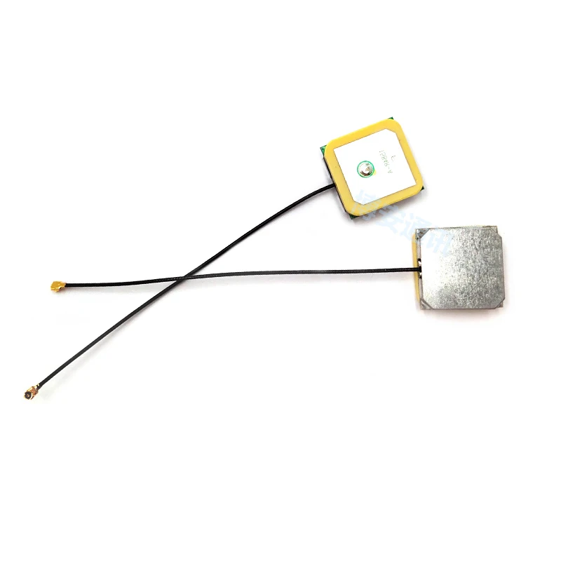 

1pcs GPS + Glonass antenna GNSS active ceramics Antenna Outdoor positioning high gain 35dbi 12cm 25*25*4mm IPEX 1