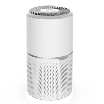 

Air Purifier with Real HEPA Filter for Indoor Bedroom, Low-Noise Portable Desktop Air Machine, EU Plug